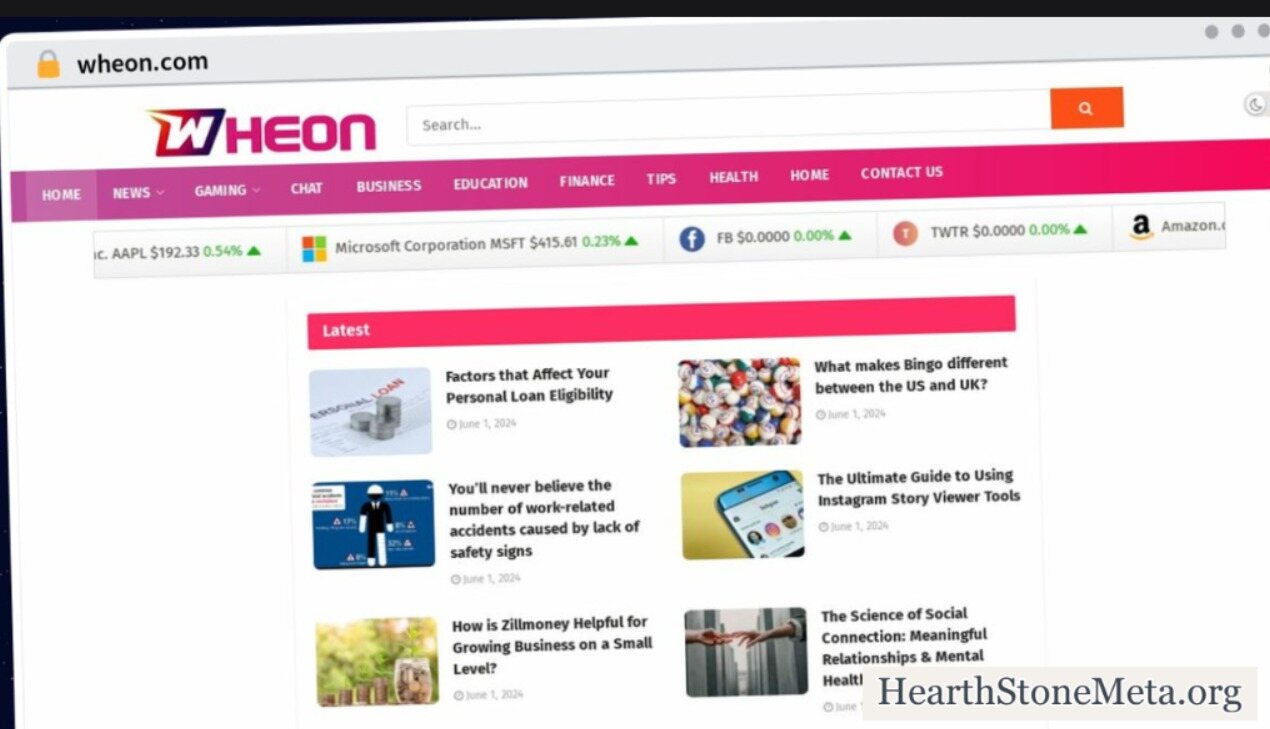 Latest Health Trends on Wheon.com