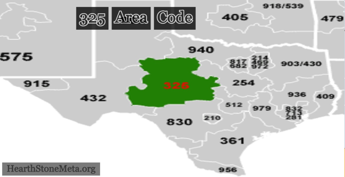 325 Area Code California