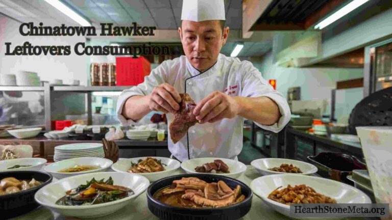 Chinatown Hawker Leftovers Consumption